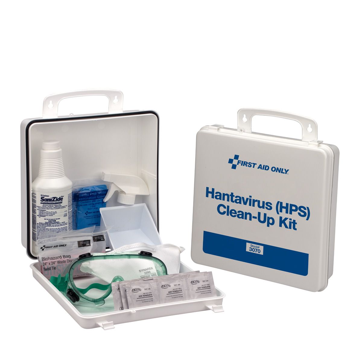 First Aid Only HPS Hanta Virus Clean Up Kit 3070 First Aid Only HPS Hanta Virus Clean Up Kit 3070